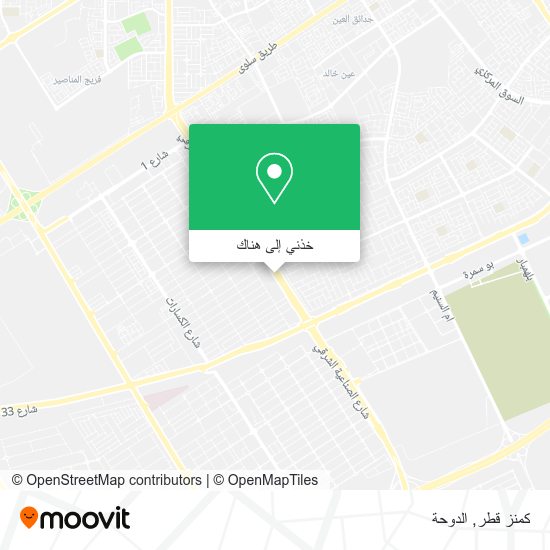 خريطة كمنز قطر