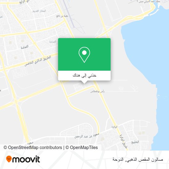 خريطة صالون المقص الذهبي
