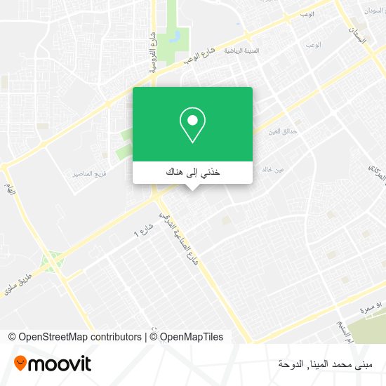 خريطة مبنى محمد المينا