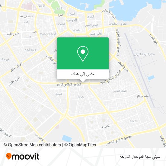 خريطة سيتي سبا الدوحة