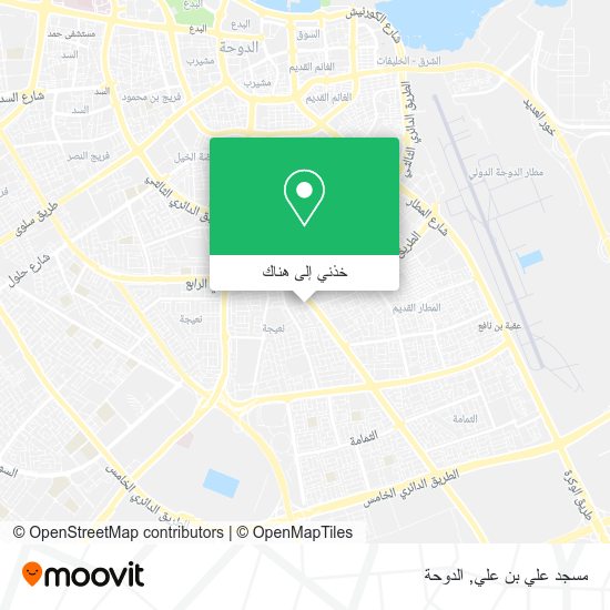 خريطة مسجد علي بن علي