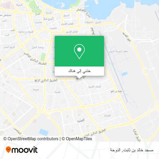 خريطة مسجد خالد بن ثابت