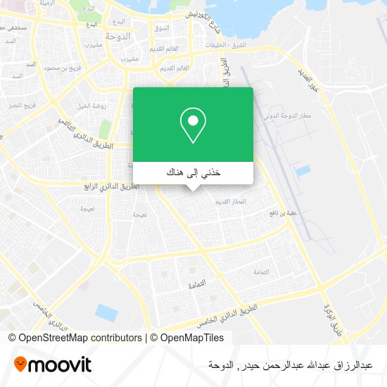 خريطة عبدالرزاق عبدالله عبدالرحمن حيدر