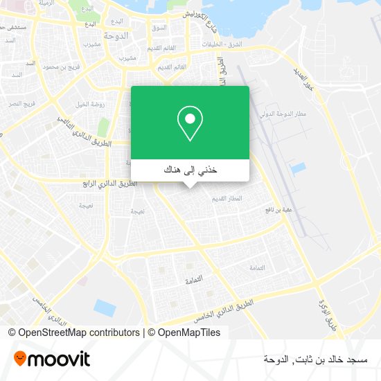خريطة مسجد خالد بن ثابت
