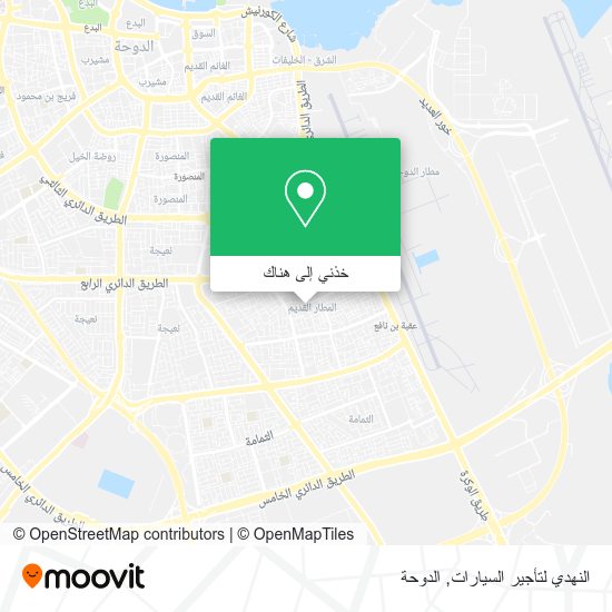 خريطة النهدي لتأجير السيارات