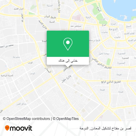 خريطة قصر بن مفتاح لتشكيل المعادن
