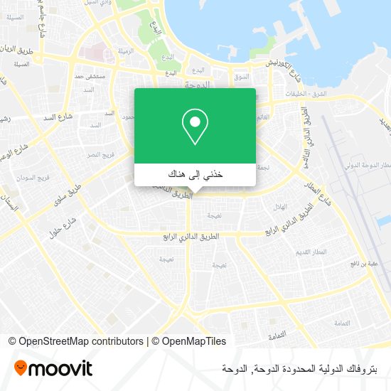 خريطة بتروفاك الدولية المحدودة الدوحة