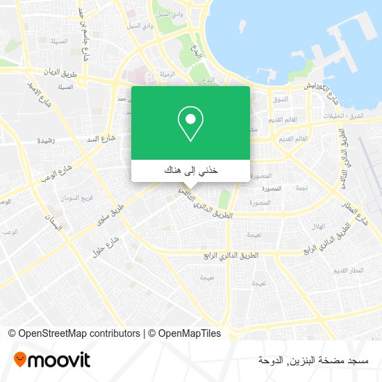 خريطة مسجد مضخة البنزين