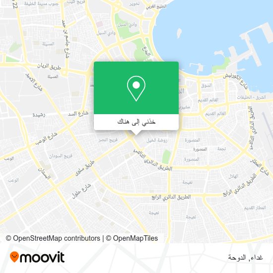 خريطة غداء