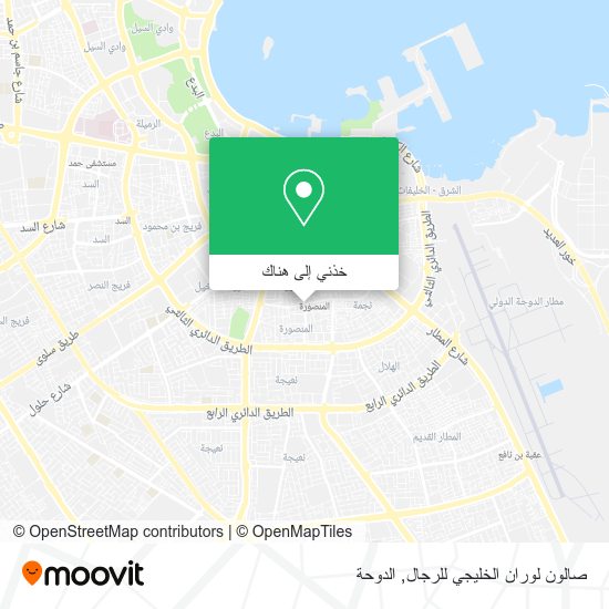 خريطة صالون لوران الخليجي للرجال