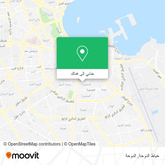 خريطة خياط الدوحة