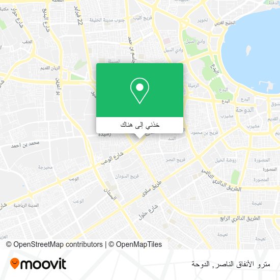 خريطة مترو الأنفاق الناصر