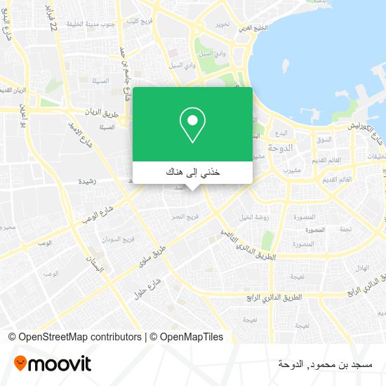 خريطة مسجد بن محمود