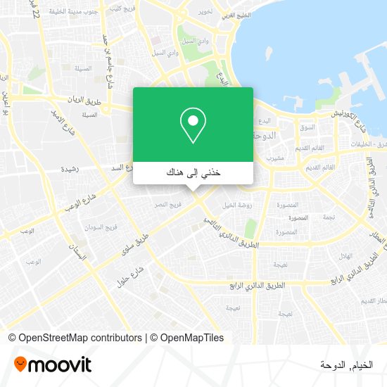 خريطة الخيام
