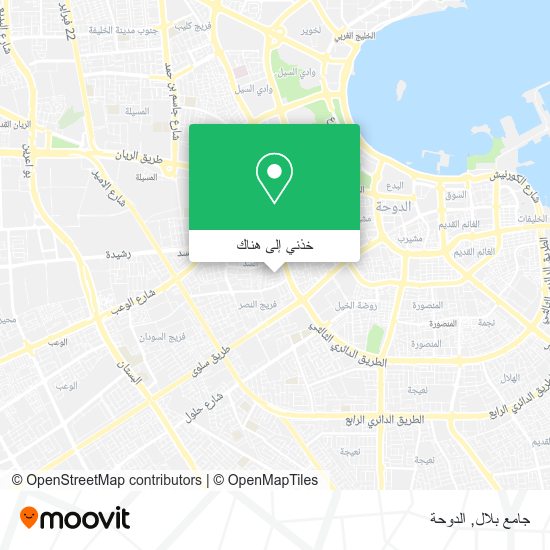 خريطة جامع بلال