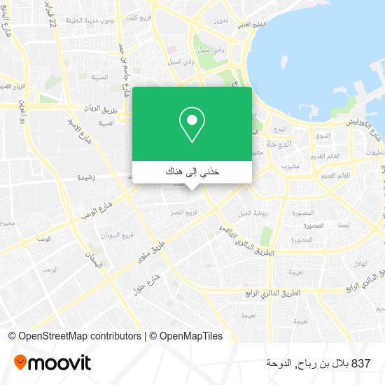 خريطة 837 بلال بن رباح