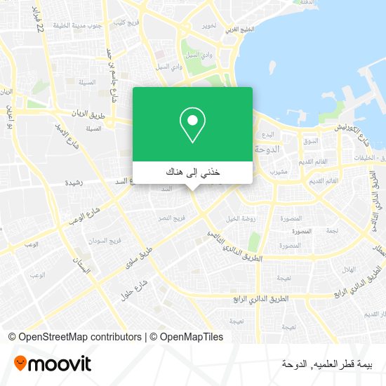 خريطة بيمة قطرالعلميه
