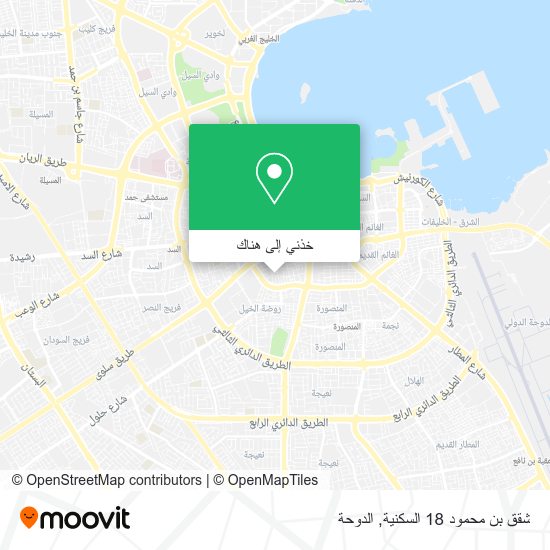 خريطة شقق بن محمود 18 السكنية