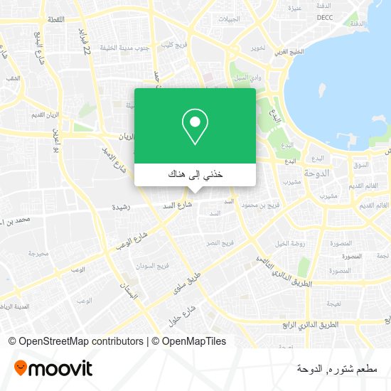 خريطة مطعم شتوره