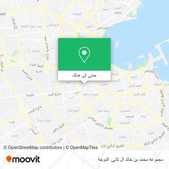 خريطة مجموعة محمد بن خالد ال ثاني