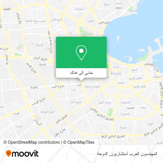 خريطة المهندسون العرب أستشاريون