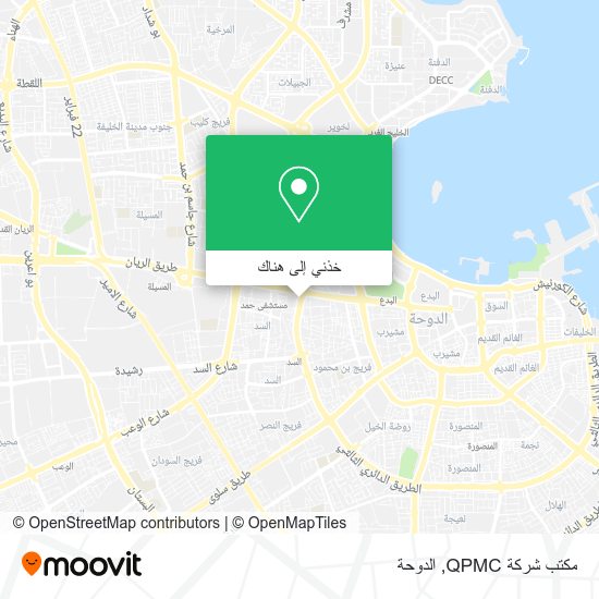 خريطة مكتب شركة QPMC