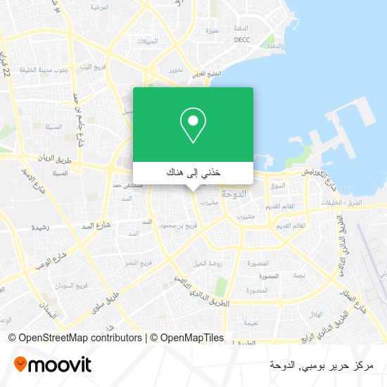 خريطة مركز حرير بومبي