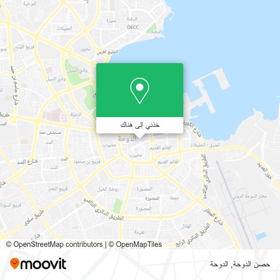 خريطة حصن الدوحة