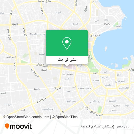 خريطة بون مانيير (مستشفى النساء)
