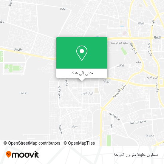 خريطة صالون خليفة طوار