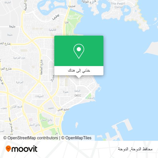 خريطة محافظ الدوحة