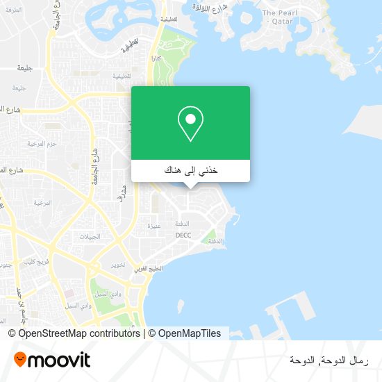 خريطة رمال الدوحة
