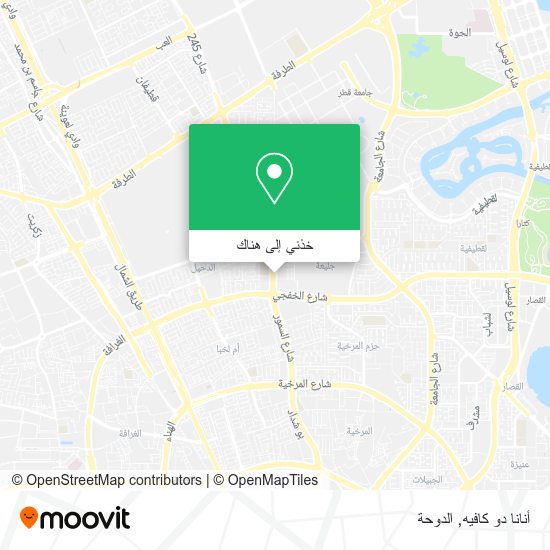 خريطة أنانا دو كافيه