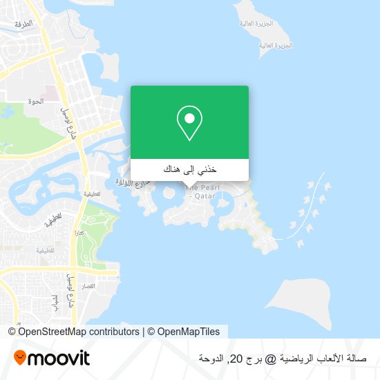 خريطة صالة الألعاب الرياضية @ برج 20