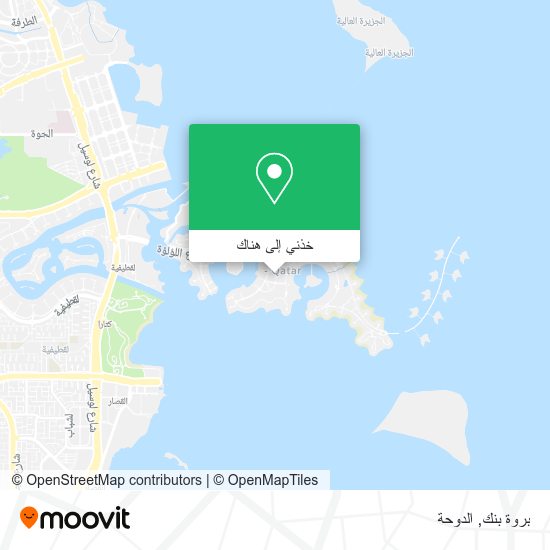 خريطة بروة بنك