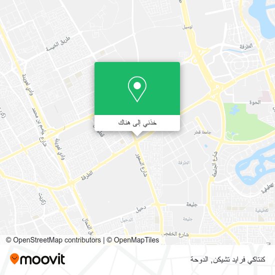 خريطة كنتاكي فرايد تشيكن