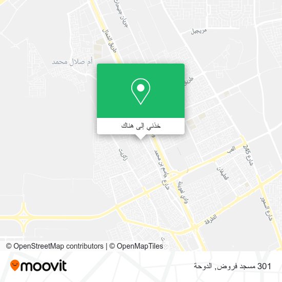 خريطة 301 مسجد فروض