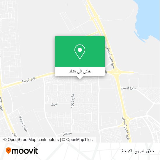 خريطة حلاق الفريج
