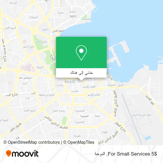 خريطة 5$ For Small Services