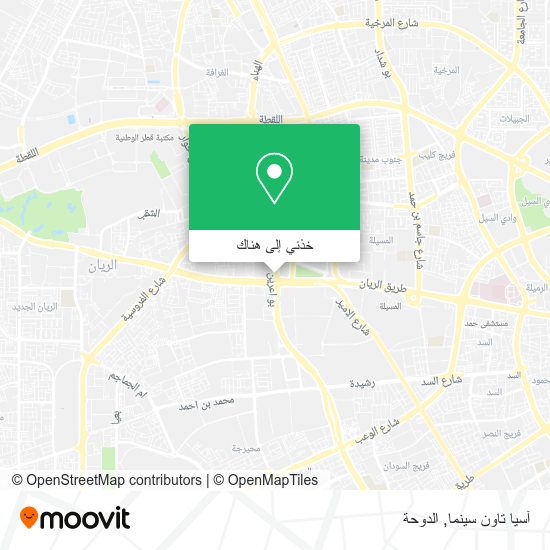 خريطة آسيا تاون سينما