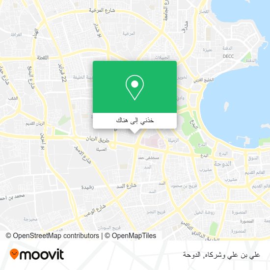 خريطة علي بن علي وشركاه