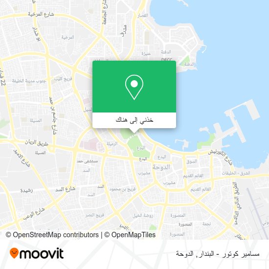 خريطة مسامير كوتور - البندار