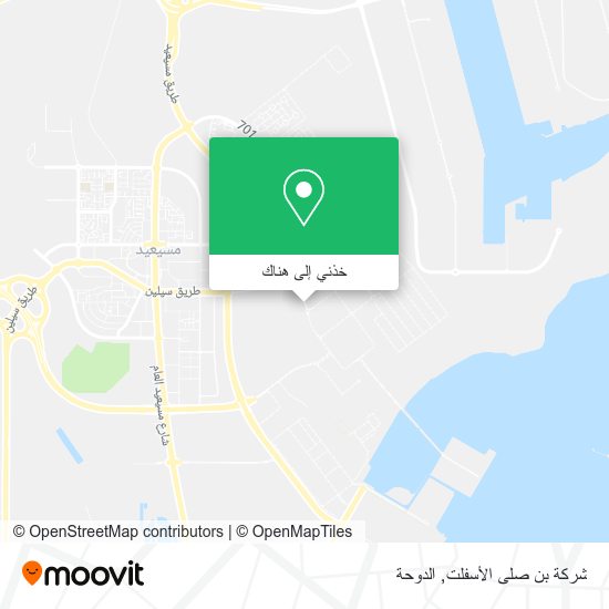 خريطة شركة بن صلى الأسفلت