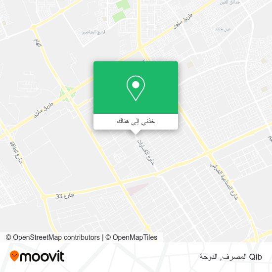 خريطة Qib المصرف