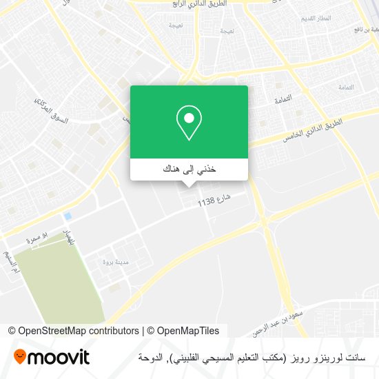 خريطة سانت لورينزو رويز (مكتب التعليم المسيحي الفلبيني)