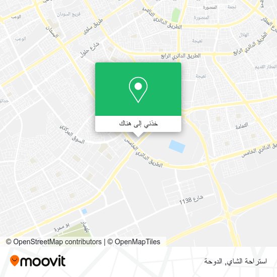 خريطة استراحة الشاي