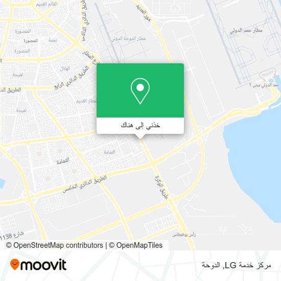 خريطة مركز خدمة LG