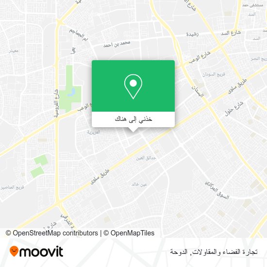 خريطة تجارة الفضاء والمقاولات