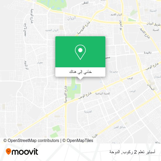 خريطة أسباير تعلم 2 ركوب