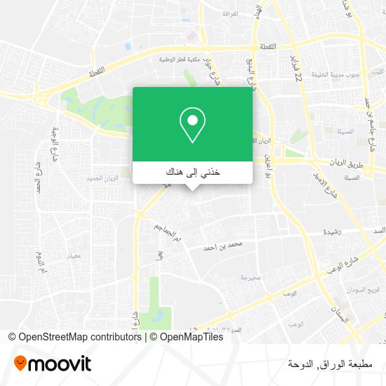 خريطة مطبعة الوراق